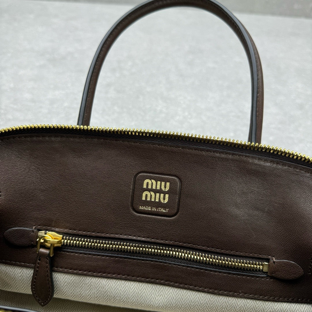 MIU MIU - Aventure nappa leather top-handle bag