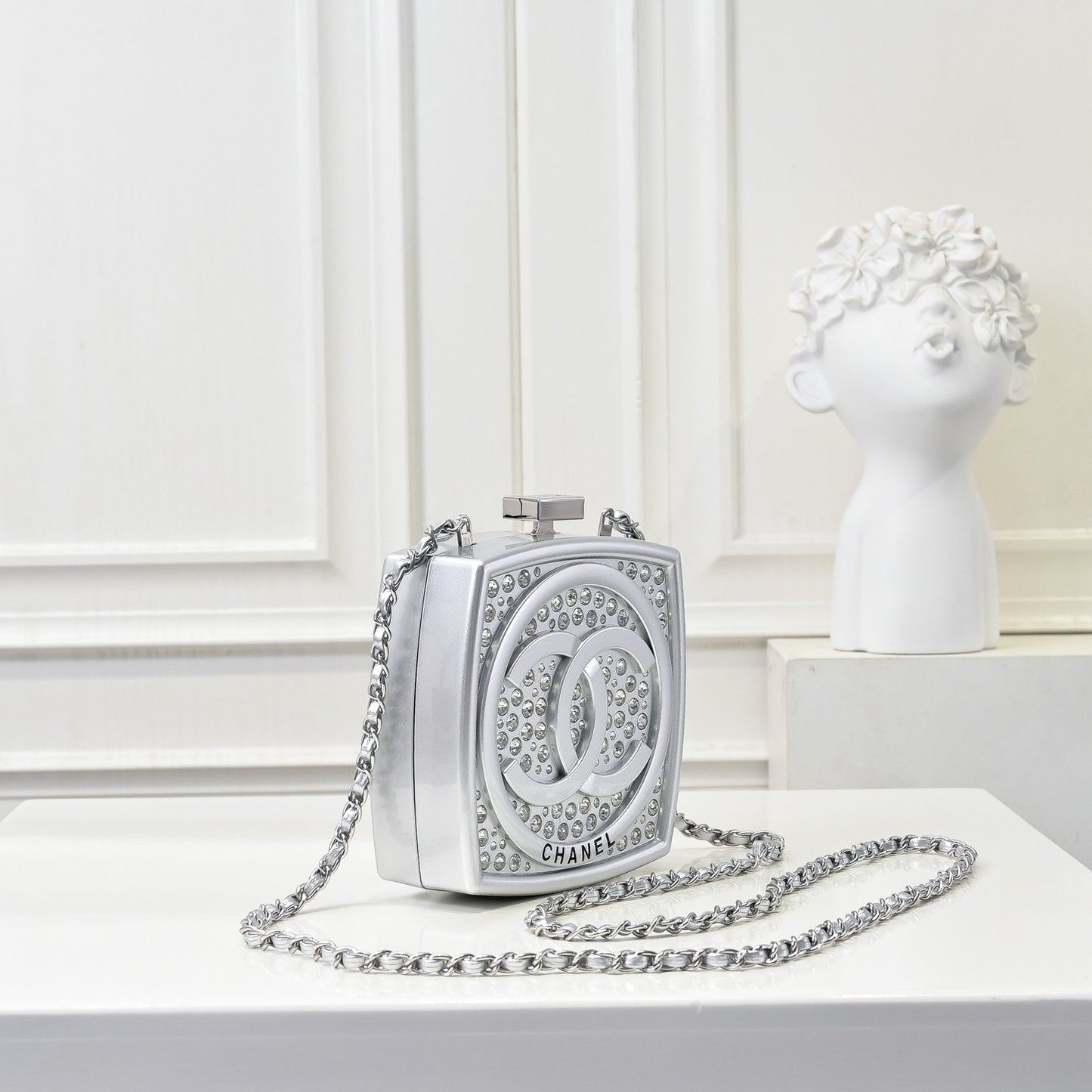CHANEL -  Micro Metallic Long Shoulder Bag