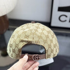 GUCCI - Leather Visor Baseball Cap