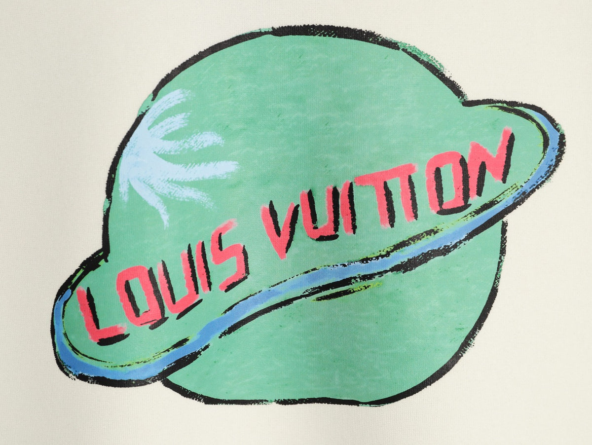 LOUIS VUITTON - Louis Vuitton unisex Planet Print Sweatshirt
