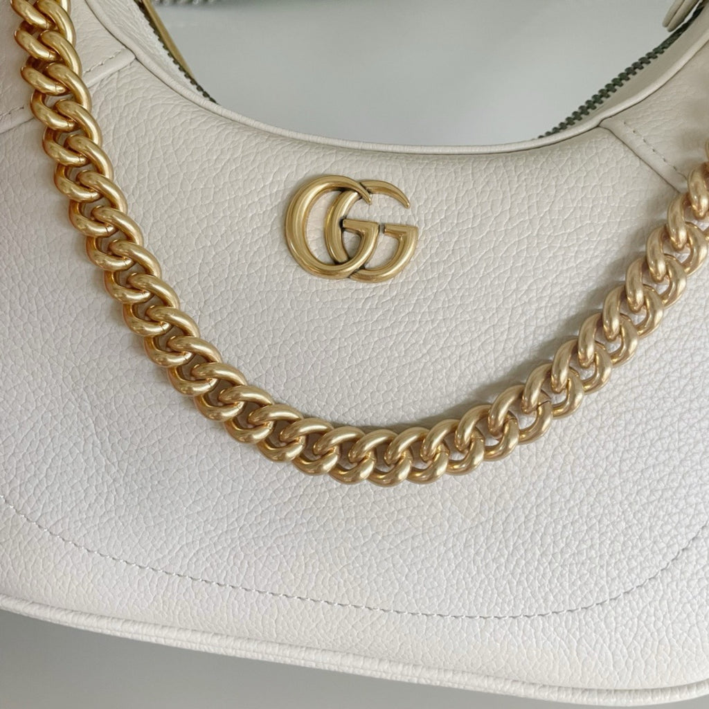 GUCCI - Aphrodite Leather Small shoulder bag