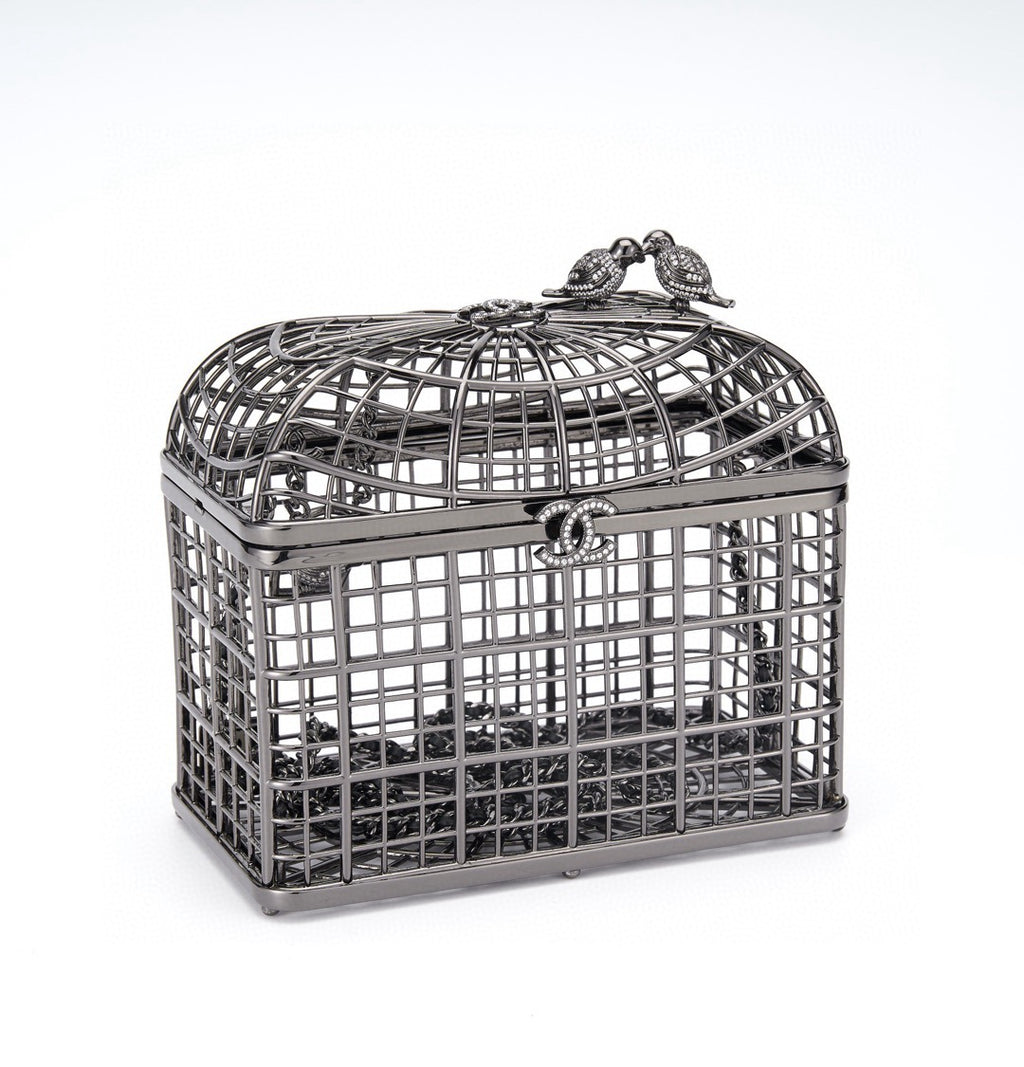 CHANEL - BIRD CAGE BAG RUNWAY EVENING BAG