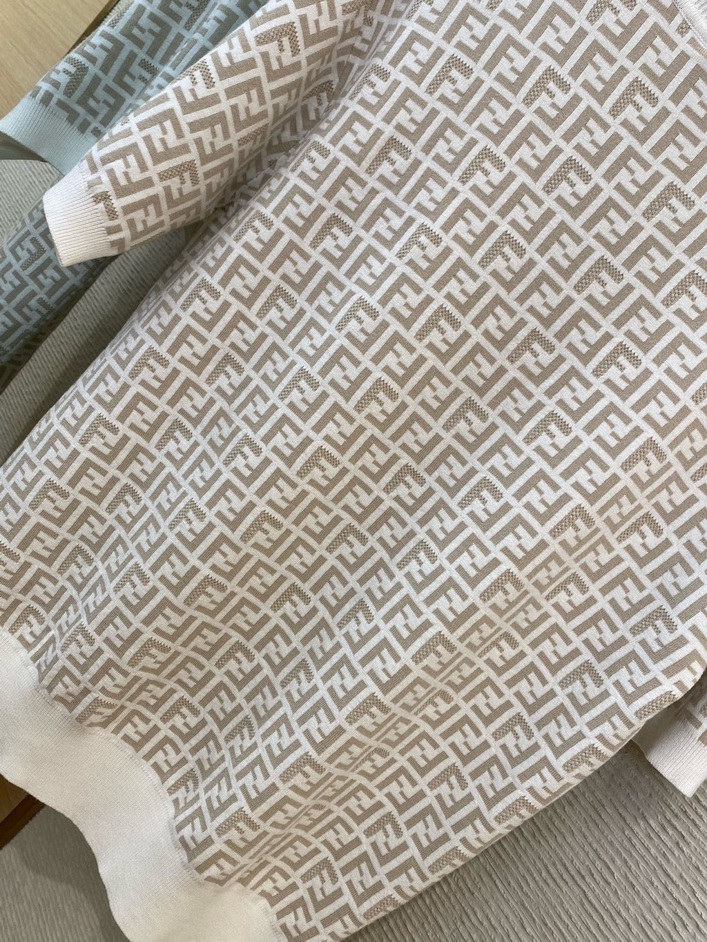 FENDI - Jacquard Knitted T-Shirt