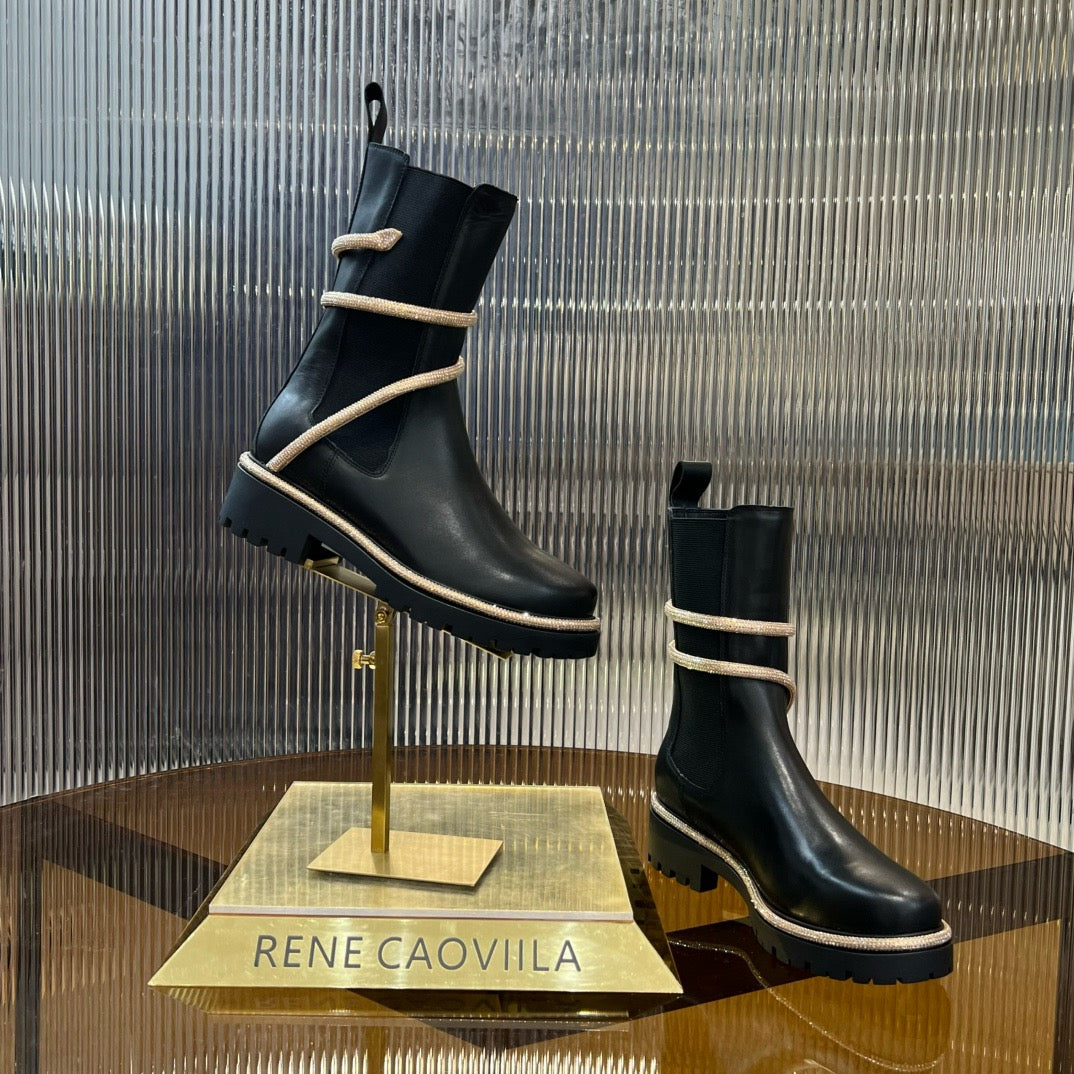 RENE CAOVILLA - jeweled jumper biker