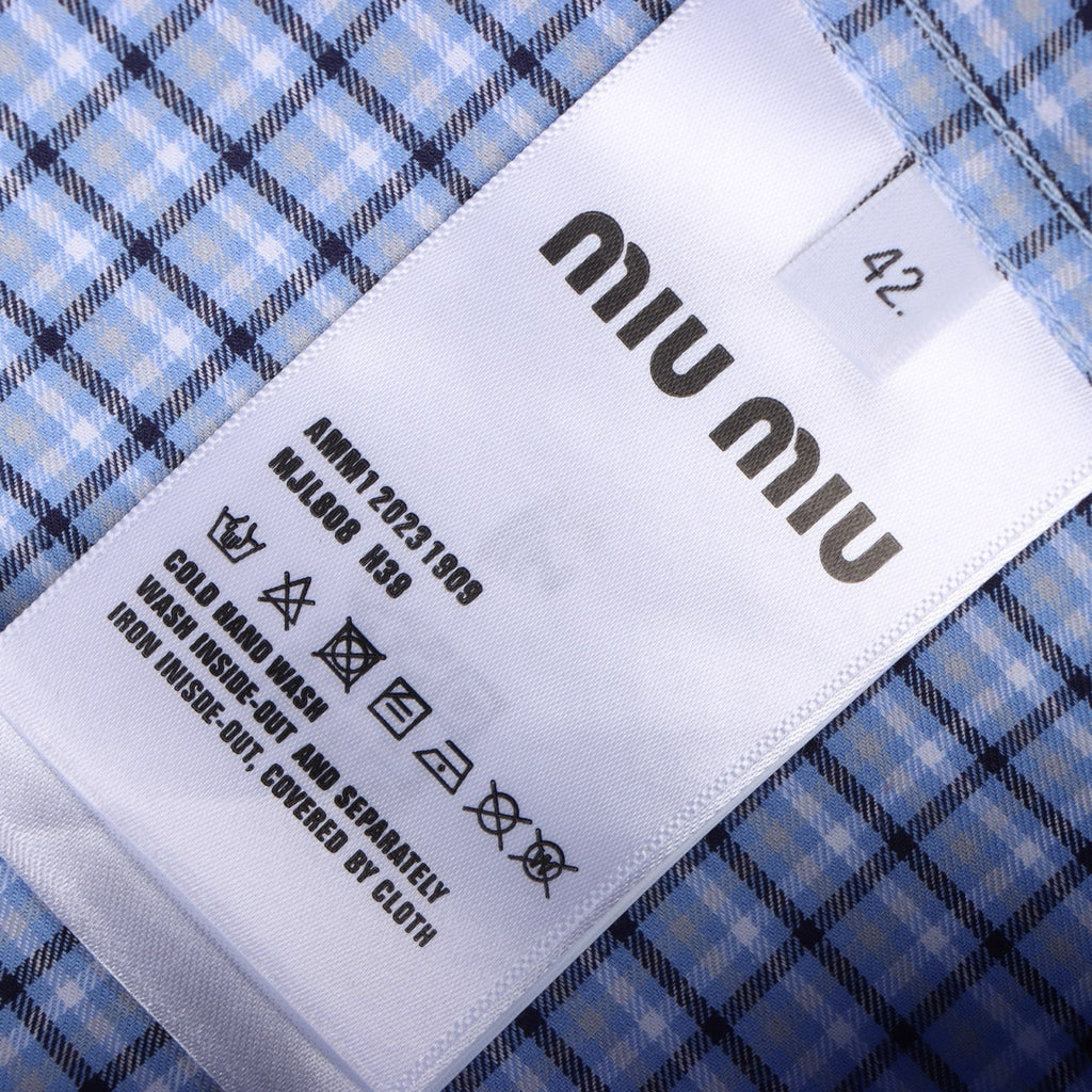 MIU MIU - Checked shirt