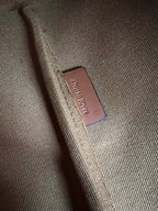 CELINE - TEEN CLARA BAG IN TRIOMPHE CANVAS AND CALFSKIN