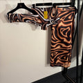 PUCCI - Patterned Halterneck bikini Swimsuit