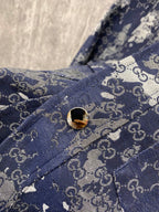 GUCCI  - Retro camouflage monogram print jacket