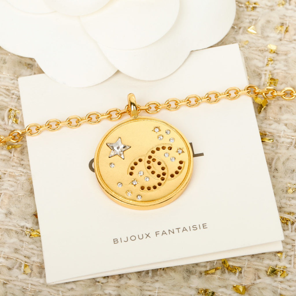 CHANEL - Crystal Necklace