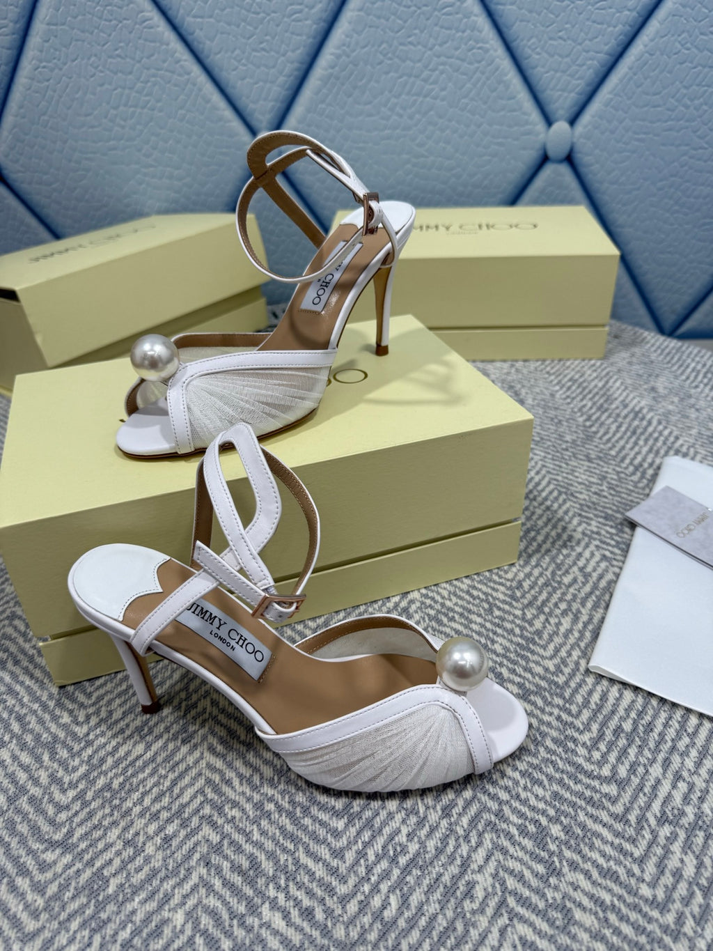 JIMMY CHOO - Women’s Sandals with Pearl