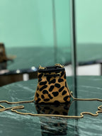 PRADA - animal-print mini bag
