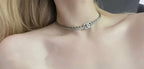 CHANEL - Crystal CC Choker Necklace