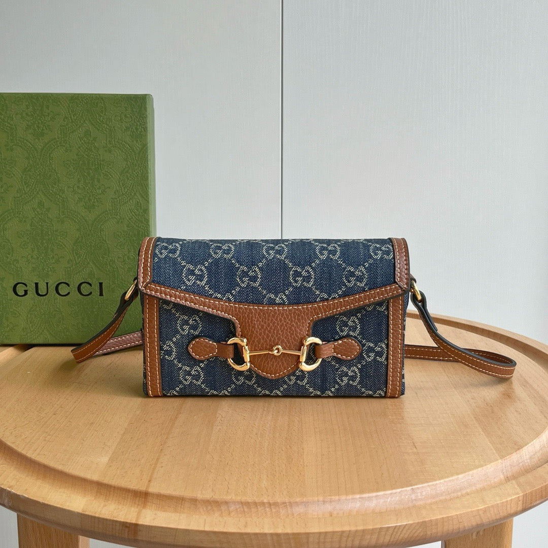 GUCCI - Horsebit 1955 mini bag