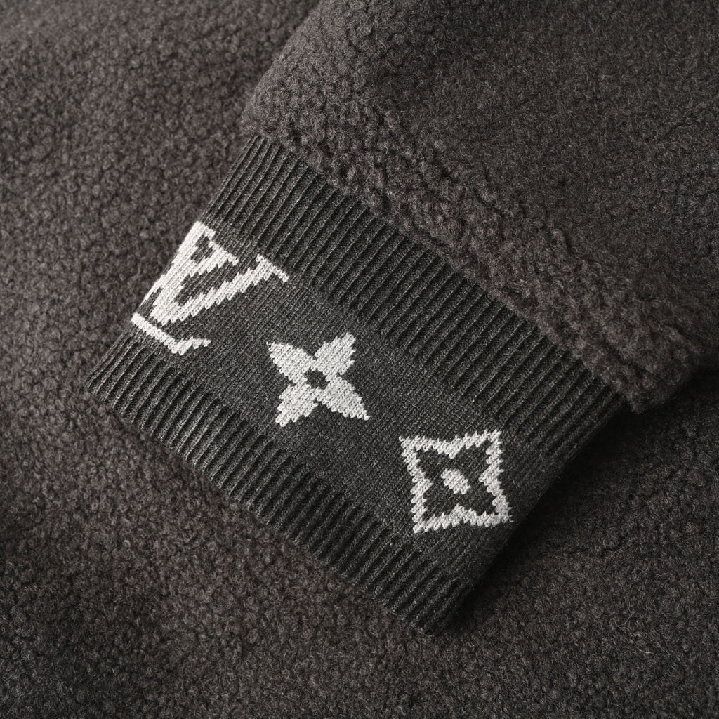 LOUIS VUITTON - Leather Patch Fleece