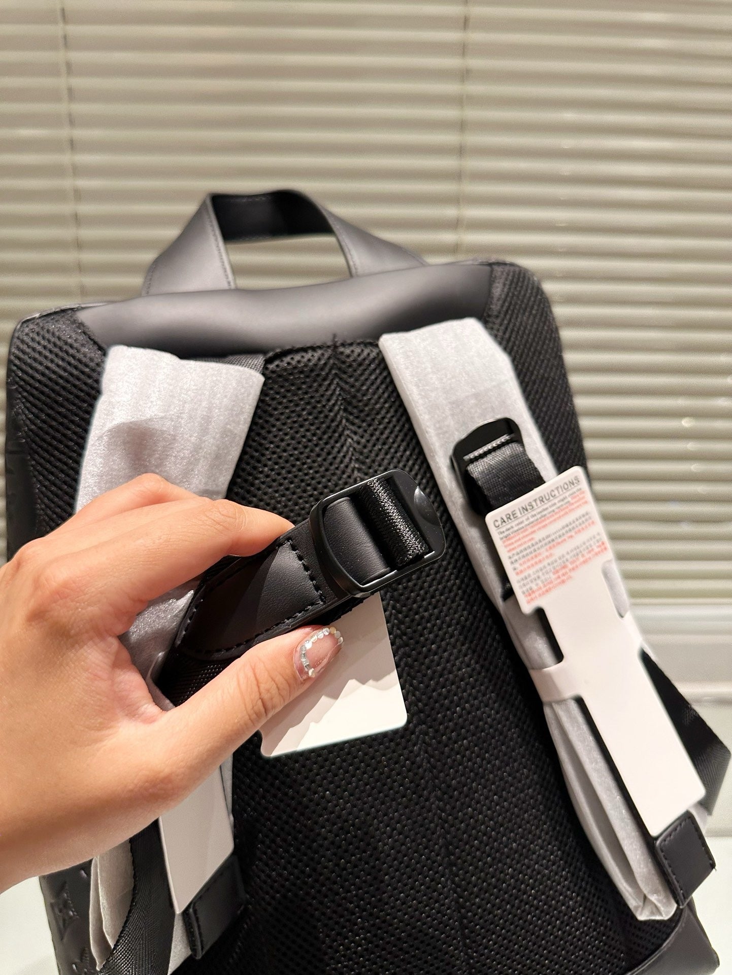 LOUIS VUITTON- Leather Backpack