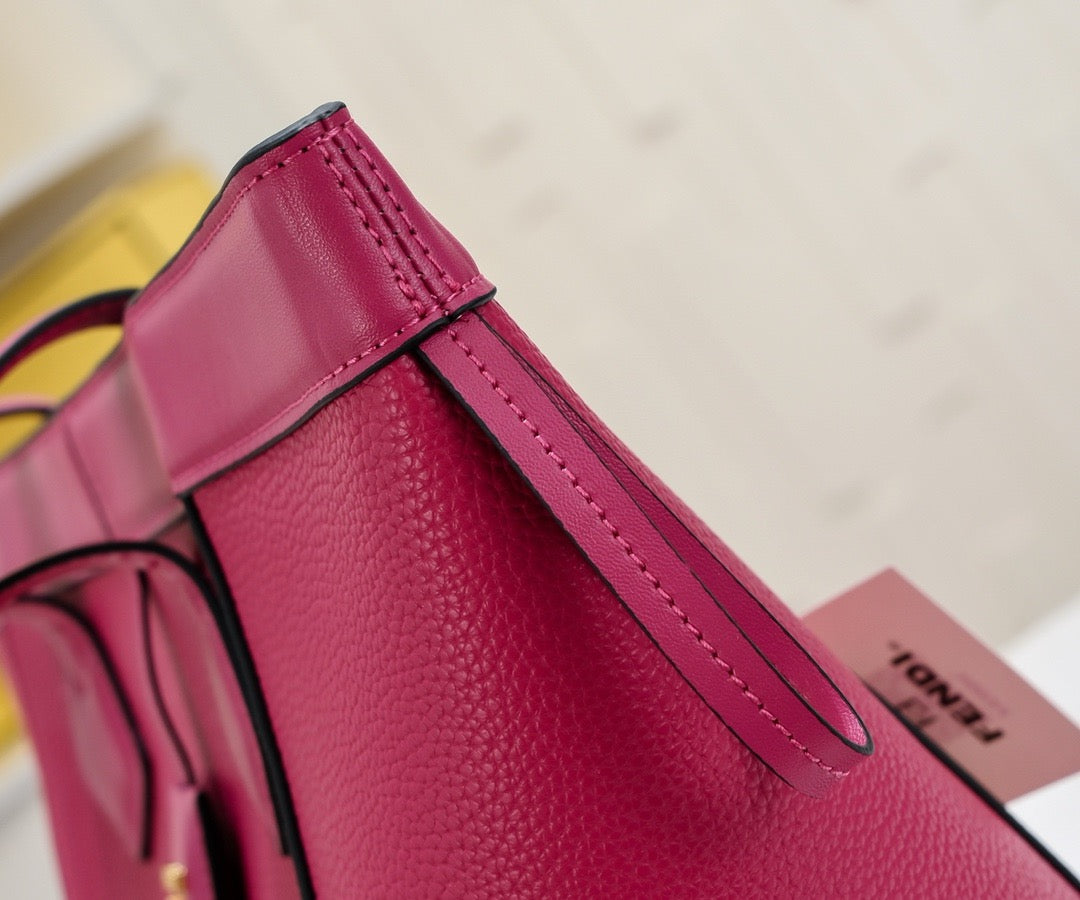 FENDI - Brown FF jacquard fabric bag