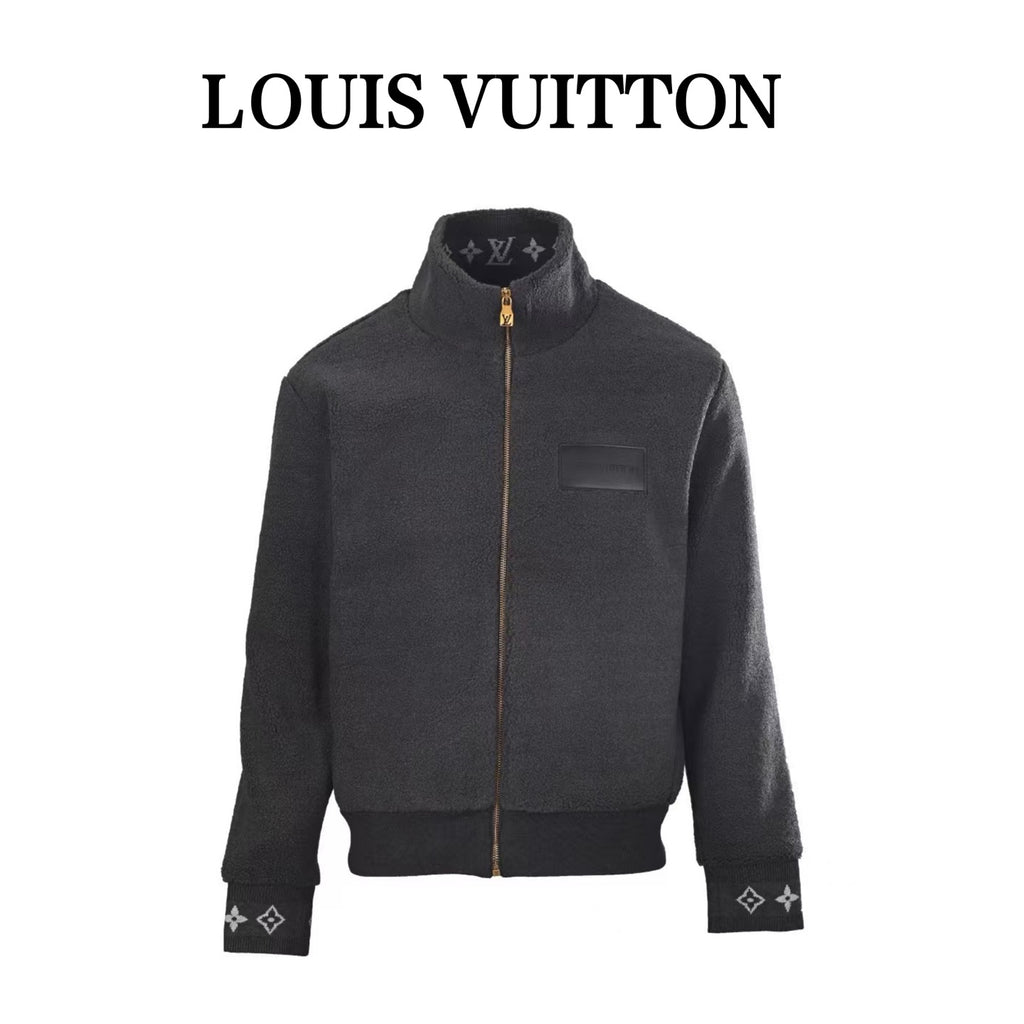 LOUIS VUITTON - Leather Patch Fleece
