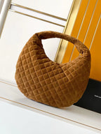 SAINT LAURENT - Icare Medium quilted suede shoulder bag