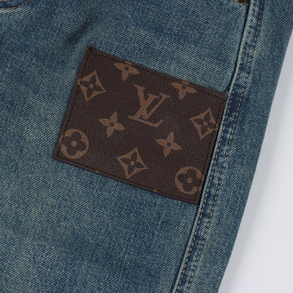 LOUIS VUITTON- Monogram jeans