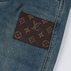 LOUIS VUITTON- Monogram jeans