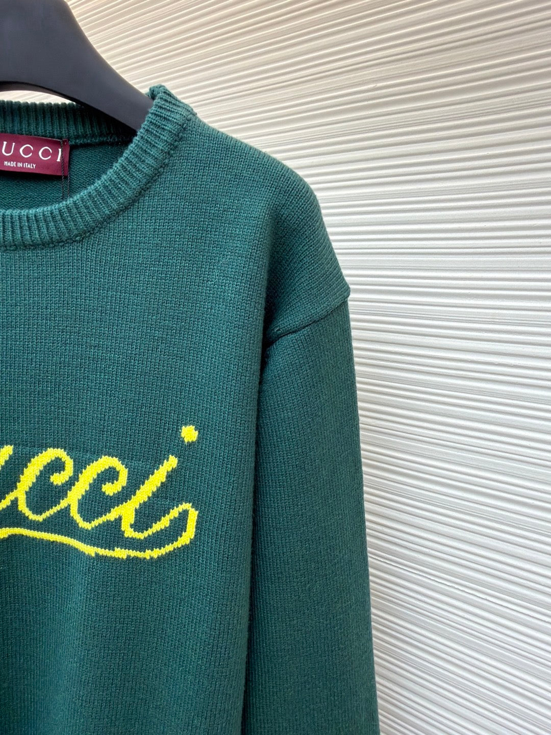 GUCCI  - Knit wool jumper with intarsia unisex
