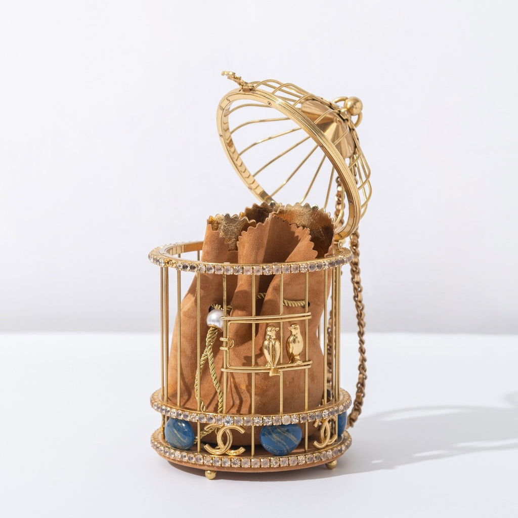 CHANEL - BIRD CAGE BAG RUNWAY EVENING BAG