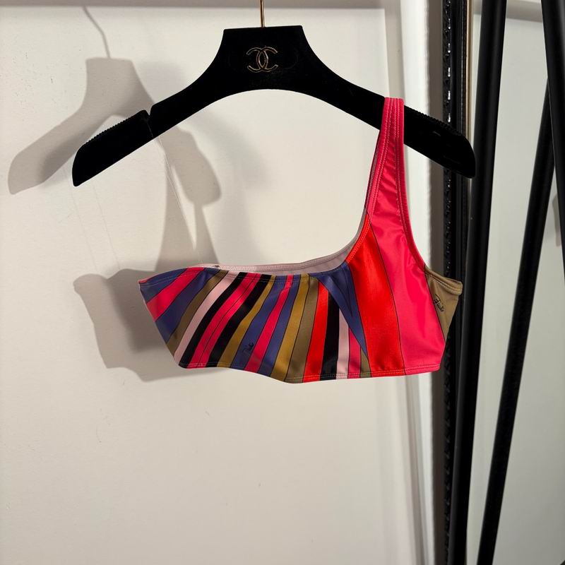 PUCCI - Patterned Halterneck bikini Swimsuit