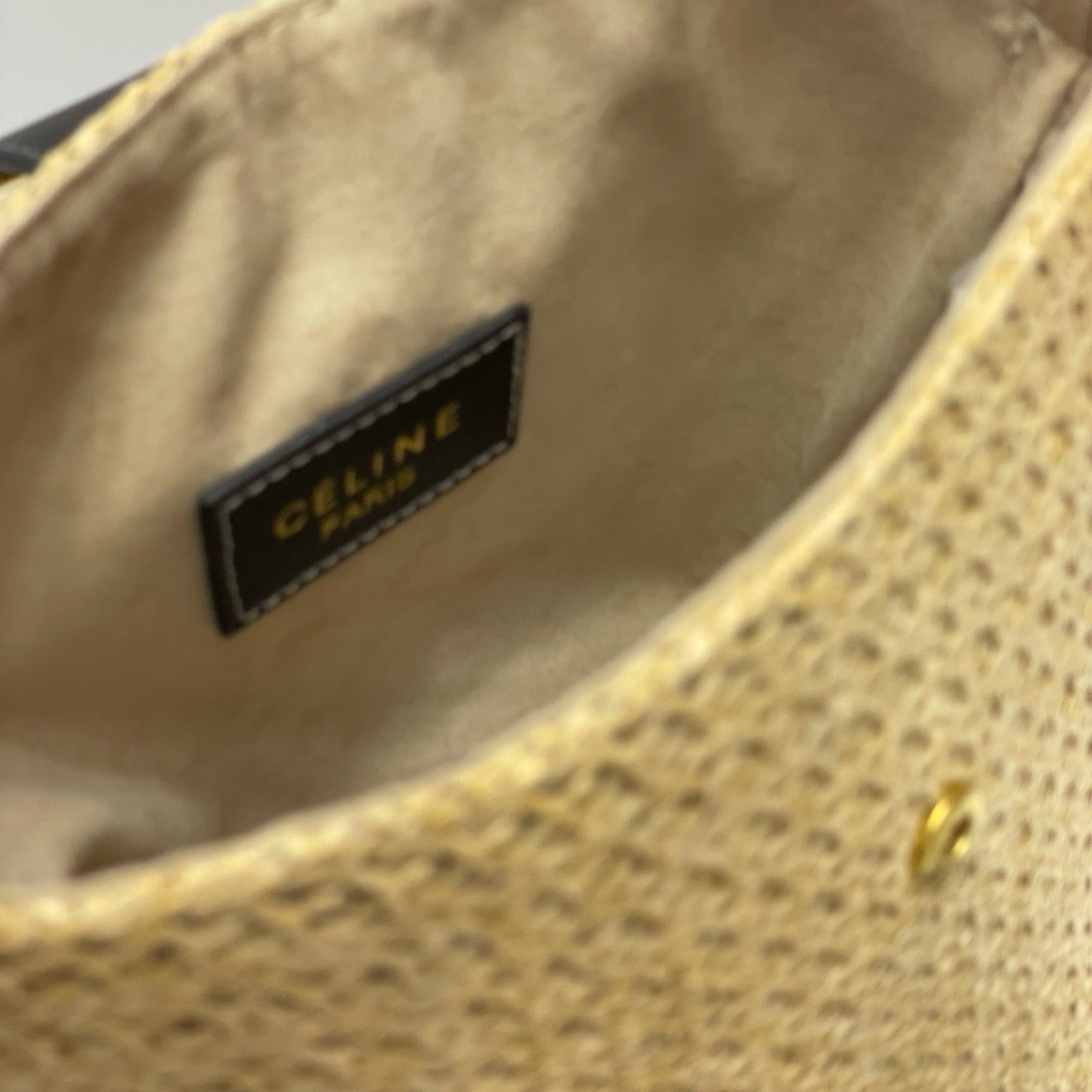 CELIN - MINI BUCKET LOUISE IN RAFFIA