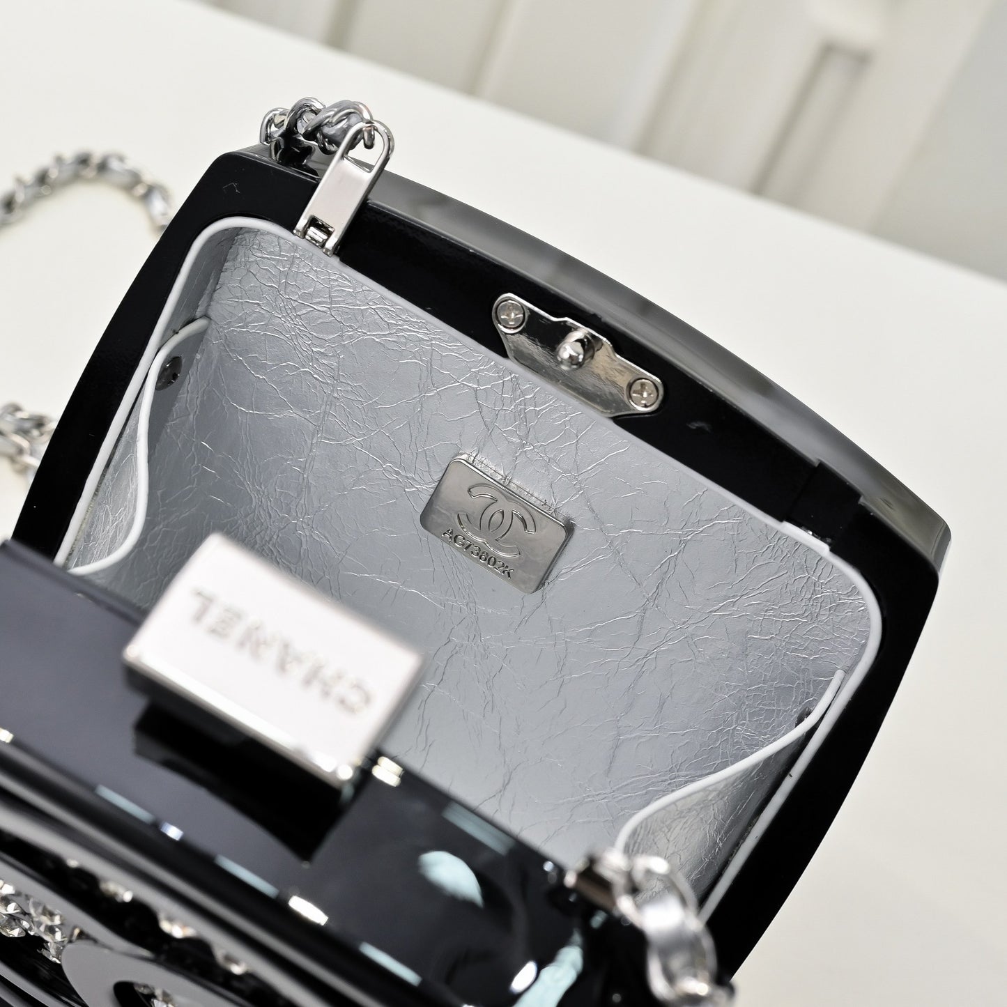 CHANEL - Micro Metallic Long Shoulder Bag