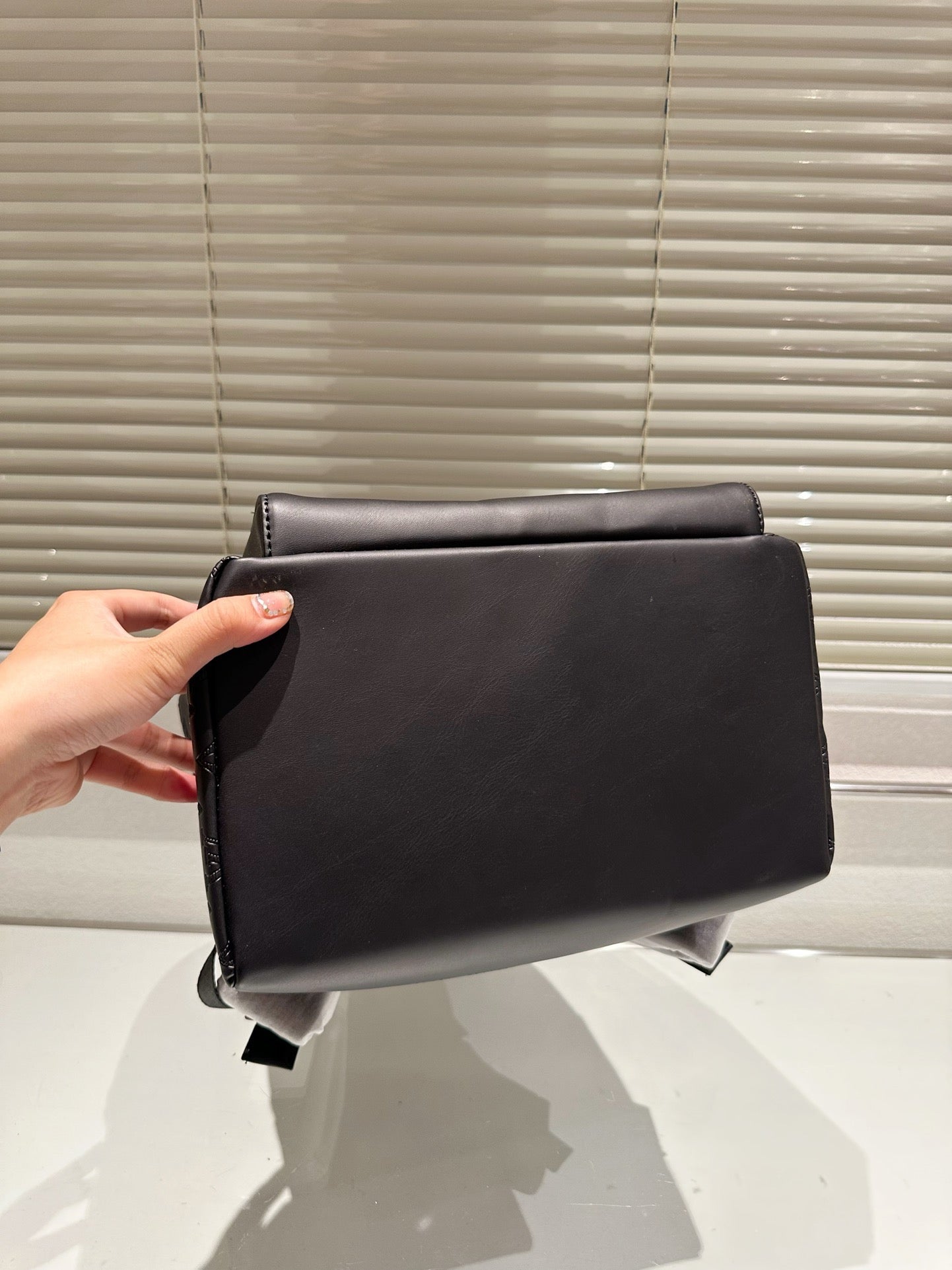 LOUIS VUITTON- Leather Backpack