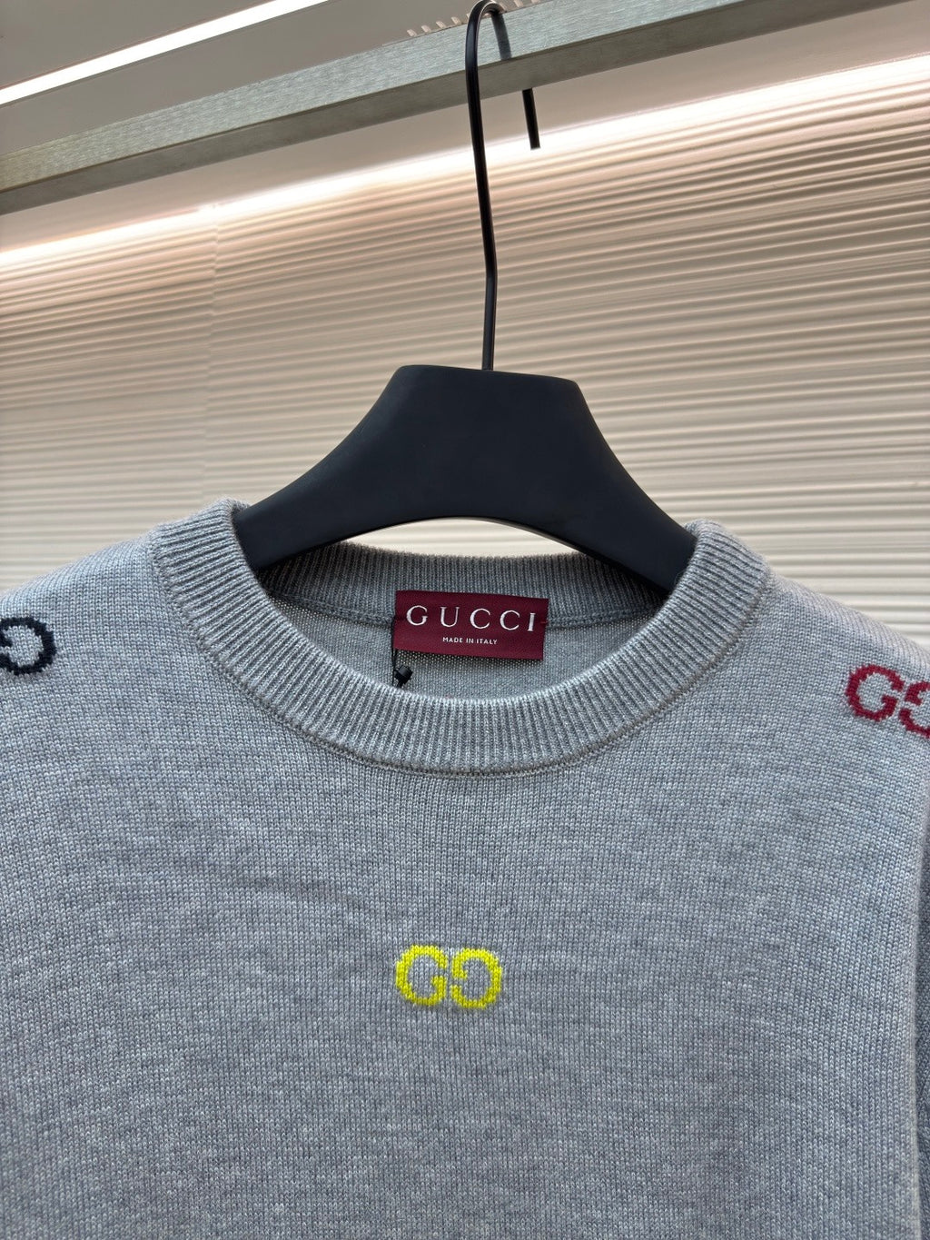 GUCCI  - Gg Intarsia Crewneck Sweater