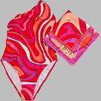 PUCCI - Patterned Halterneck One-Piece Swimsuit