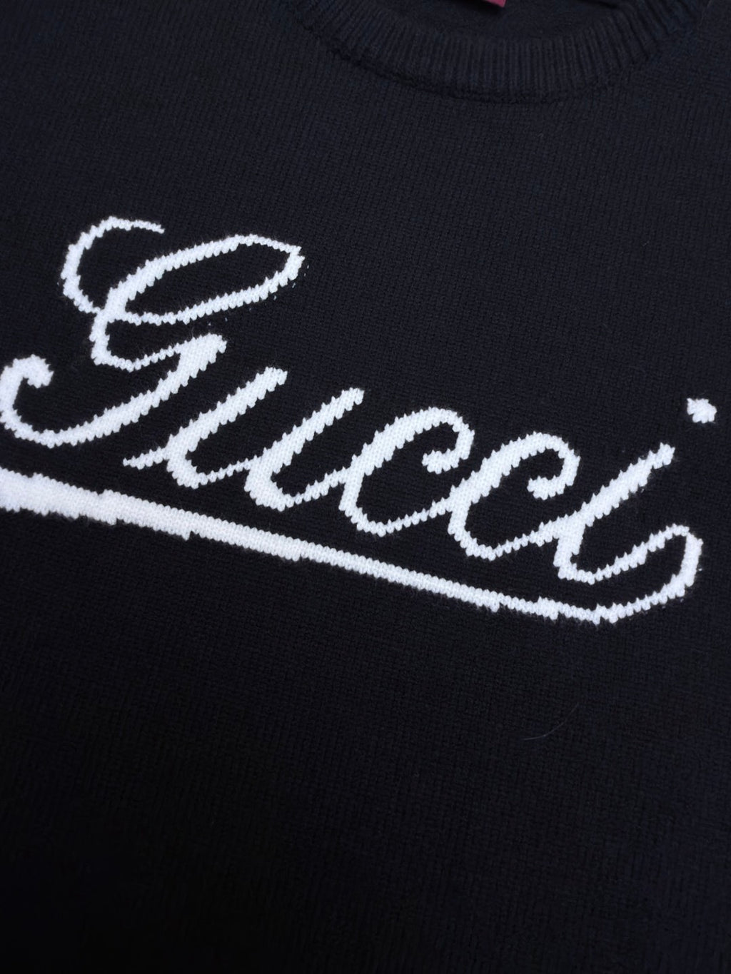 GUCCI  - Knit wool jumper with intarsia unisex