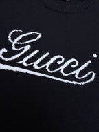 GUCCI  - Knit wool jumper with intarsia unisex