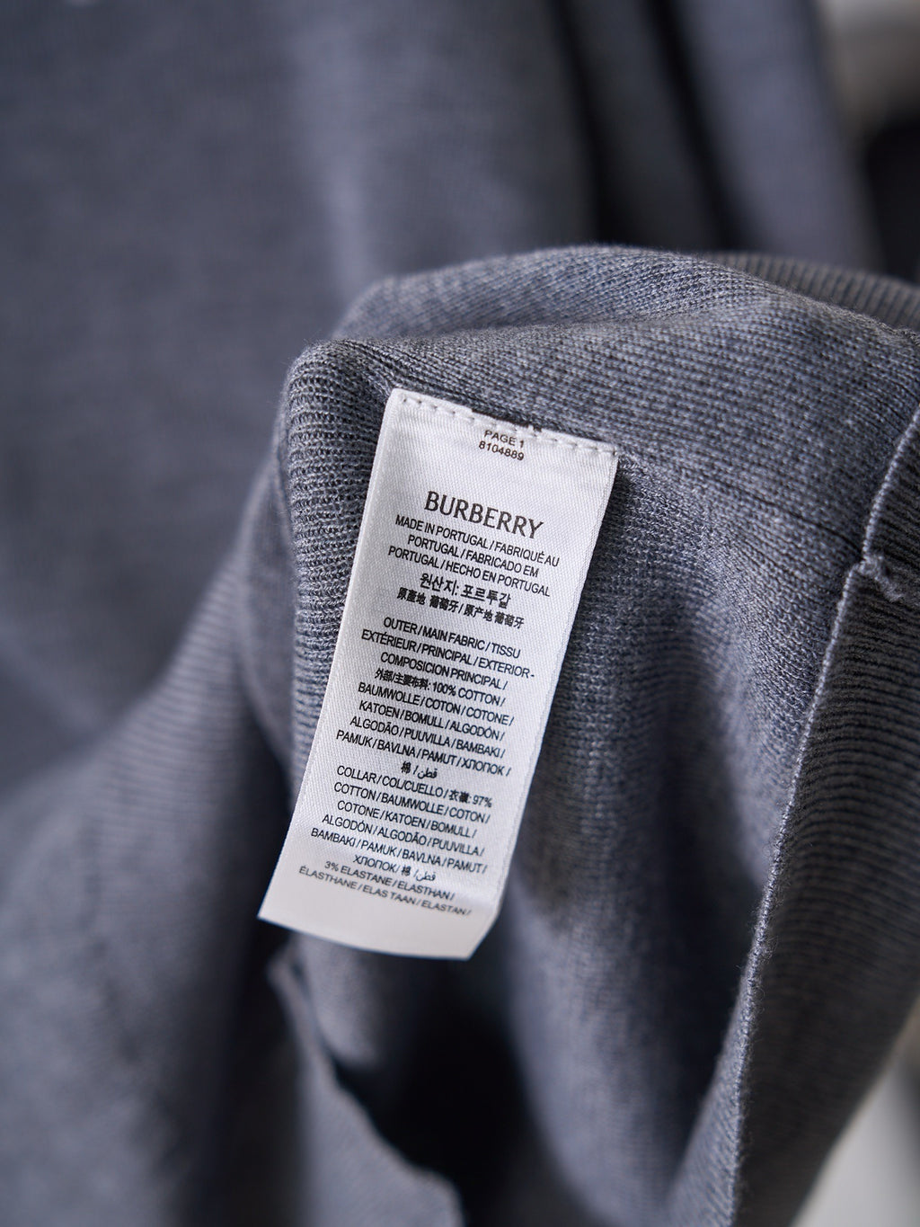 BURBERRY - Cashmere Polo Shirt