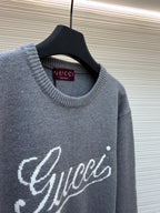 GUCCI  - Knit wool jumper with intarsia unisex