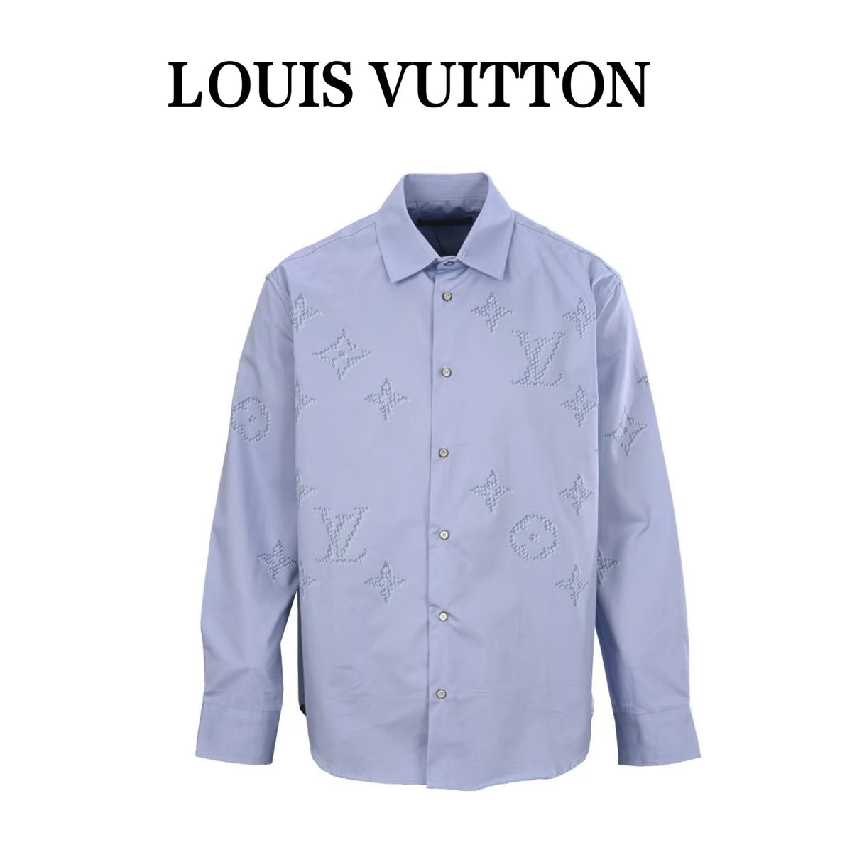 LOUIS VUITTON - Printed Signature Long-Sleeved Shirt