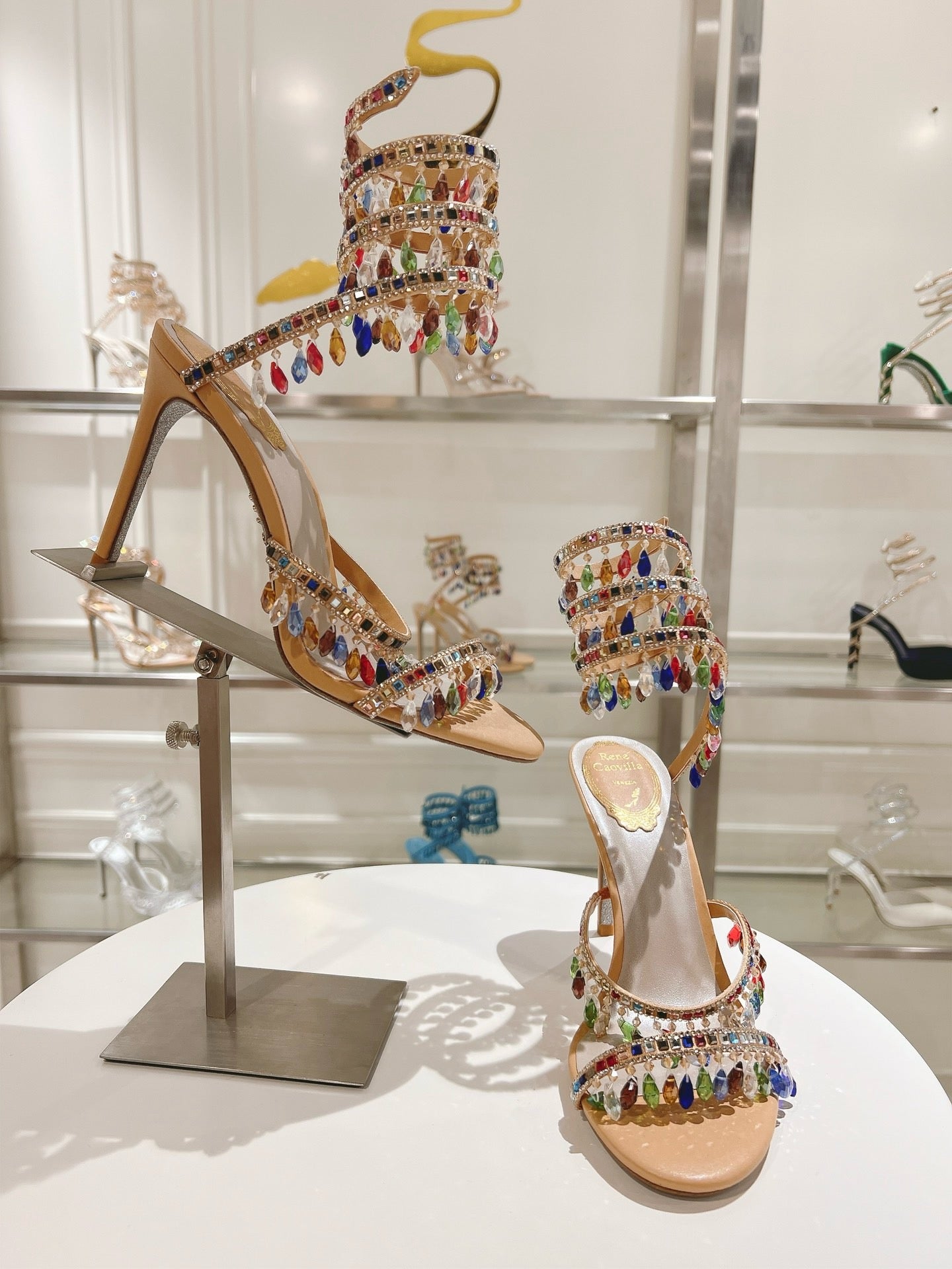 RENE CAOVILLA - WOMEN’S CHANDELIER  SANDAL