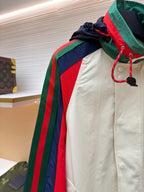 GUCCI  - Men's Red Gg Logo Grg Jacket