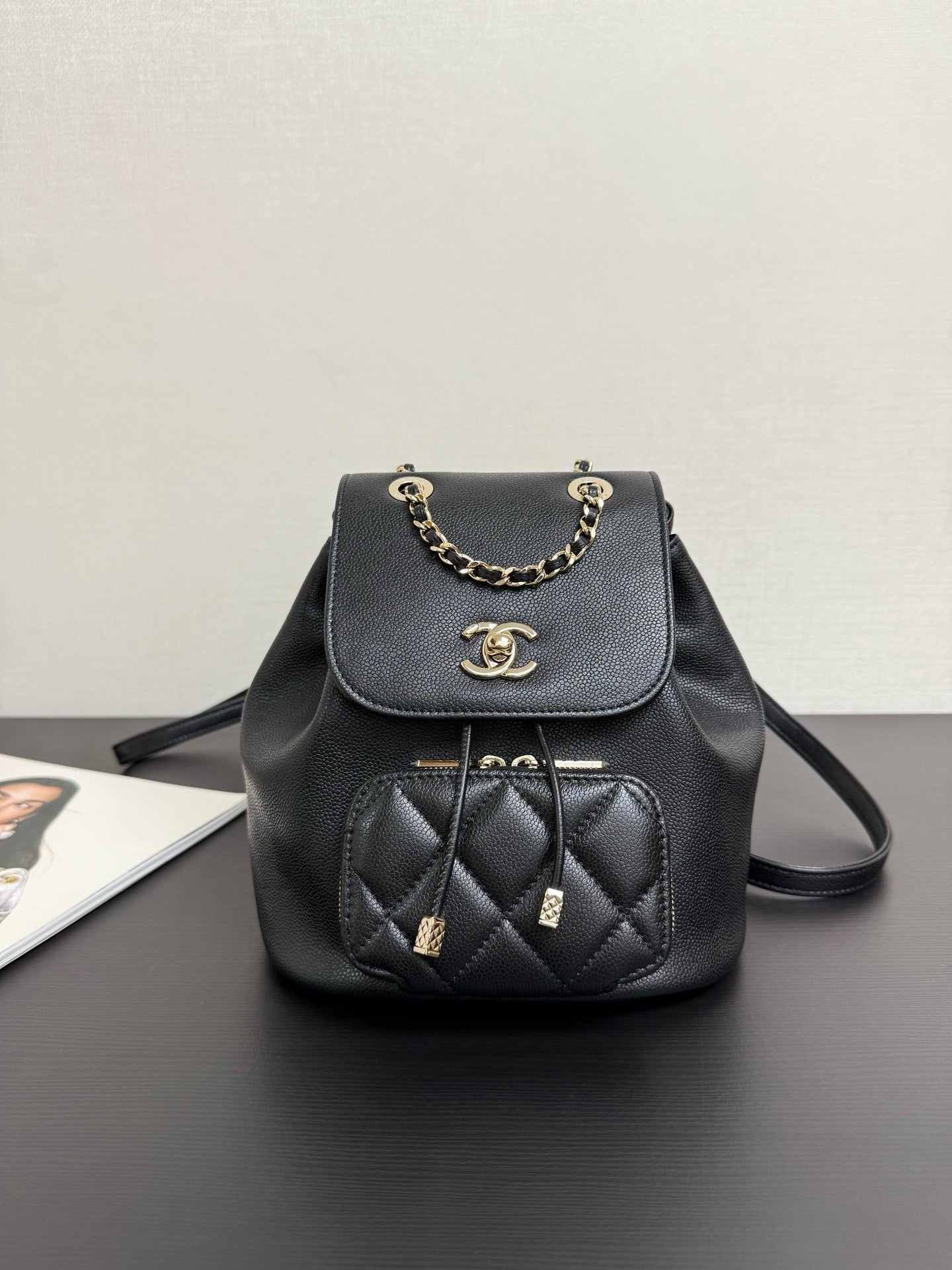 CHANEL - Chanel Mini Caviar Urban Spirit Backpack
