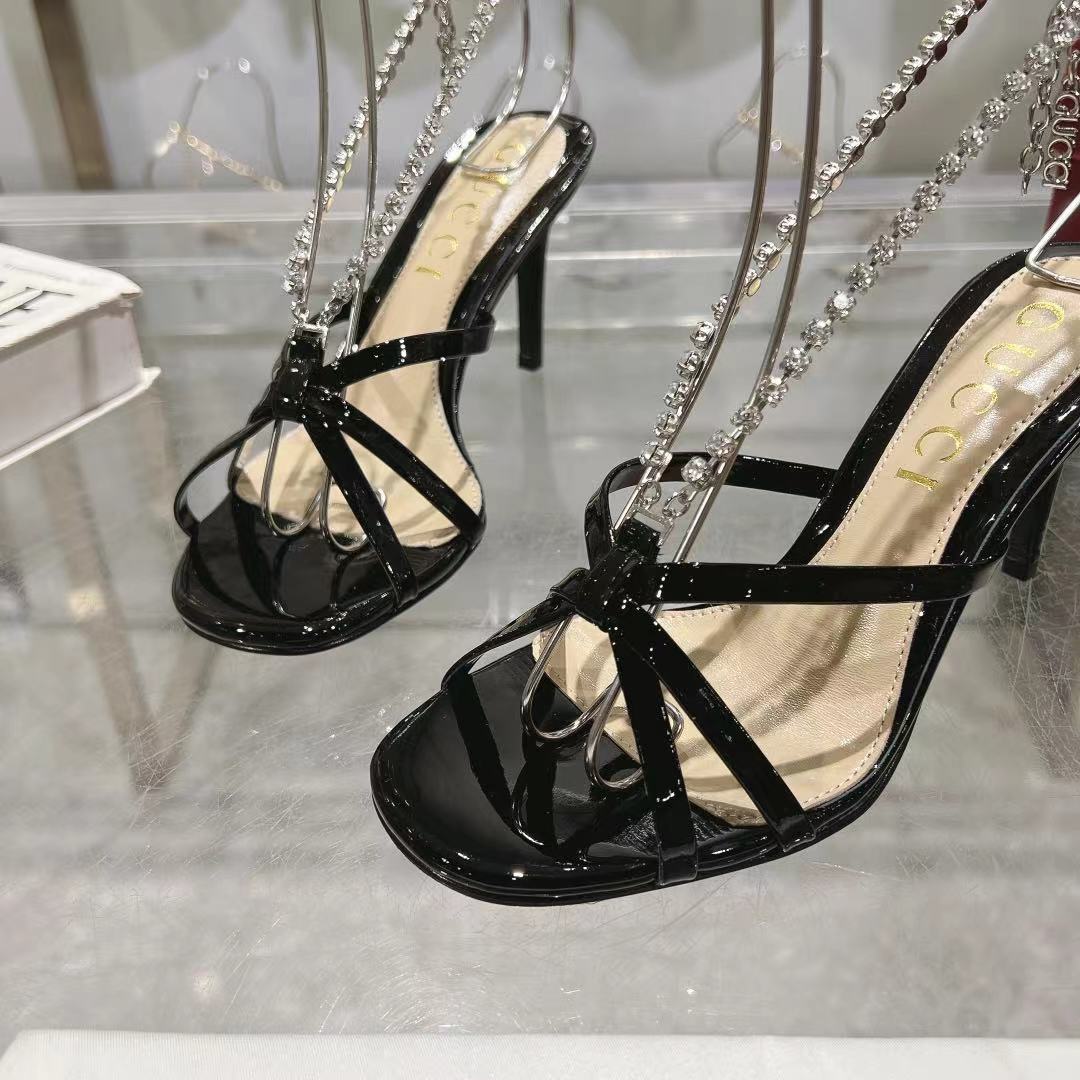 GUCCI - Embellished sandals