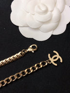 CHANEL - Crystal CC Choker Necklace