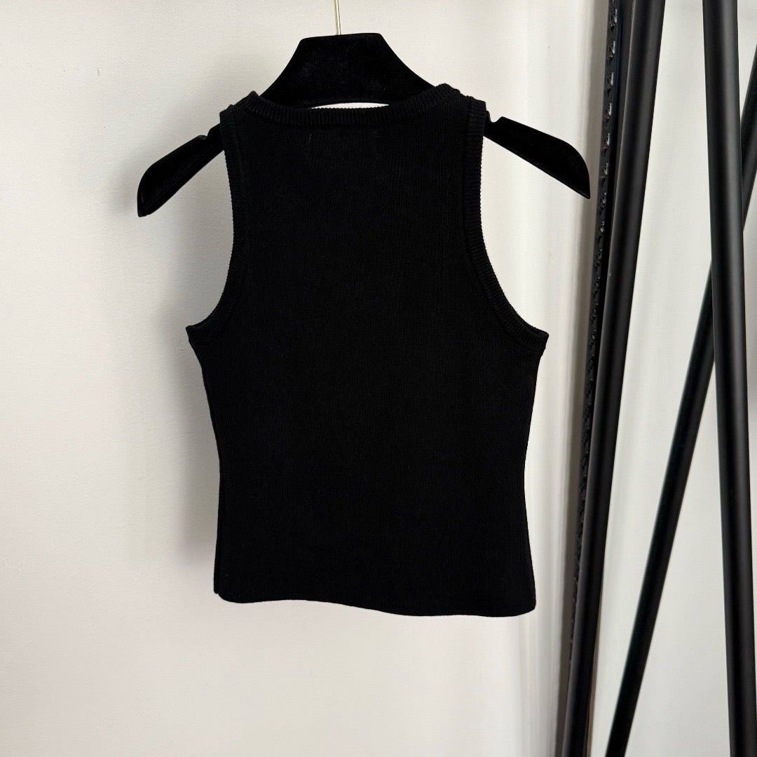 MIU MIU - Cotton knit tank top