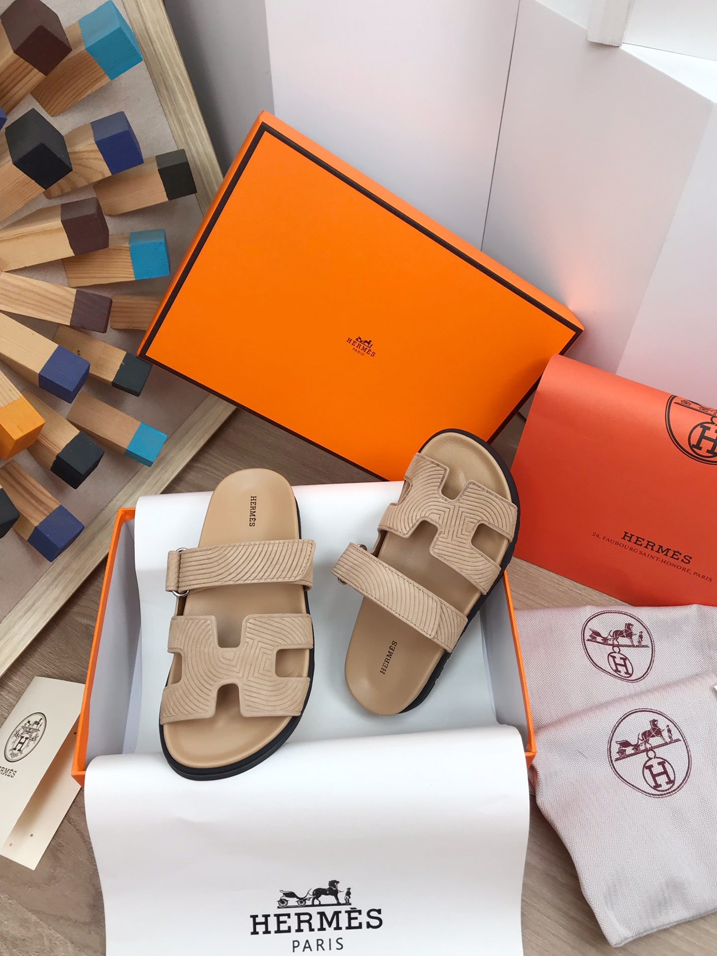 HERMES -  Chypre Sandals