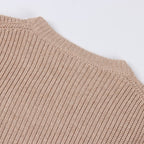 LOUIS VUITTON - Applikation ribbet strik sweater
