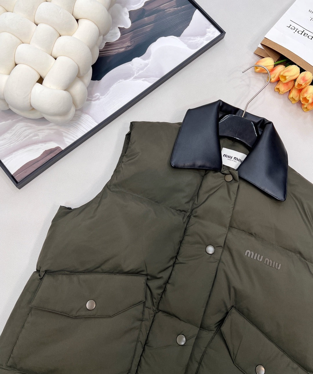 MIU MIU - Puffer vest