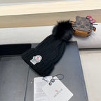 MONCLER -  Moncler Wool Beanie With Pom Pom
