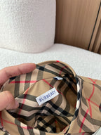 BURBERRY - Slim Fit Check Cotton Poplin Shirt