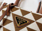 PRADA - Galleria cloth handbag