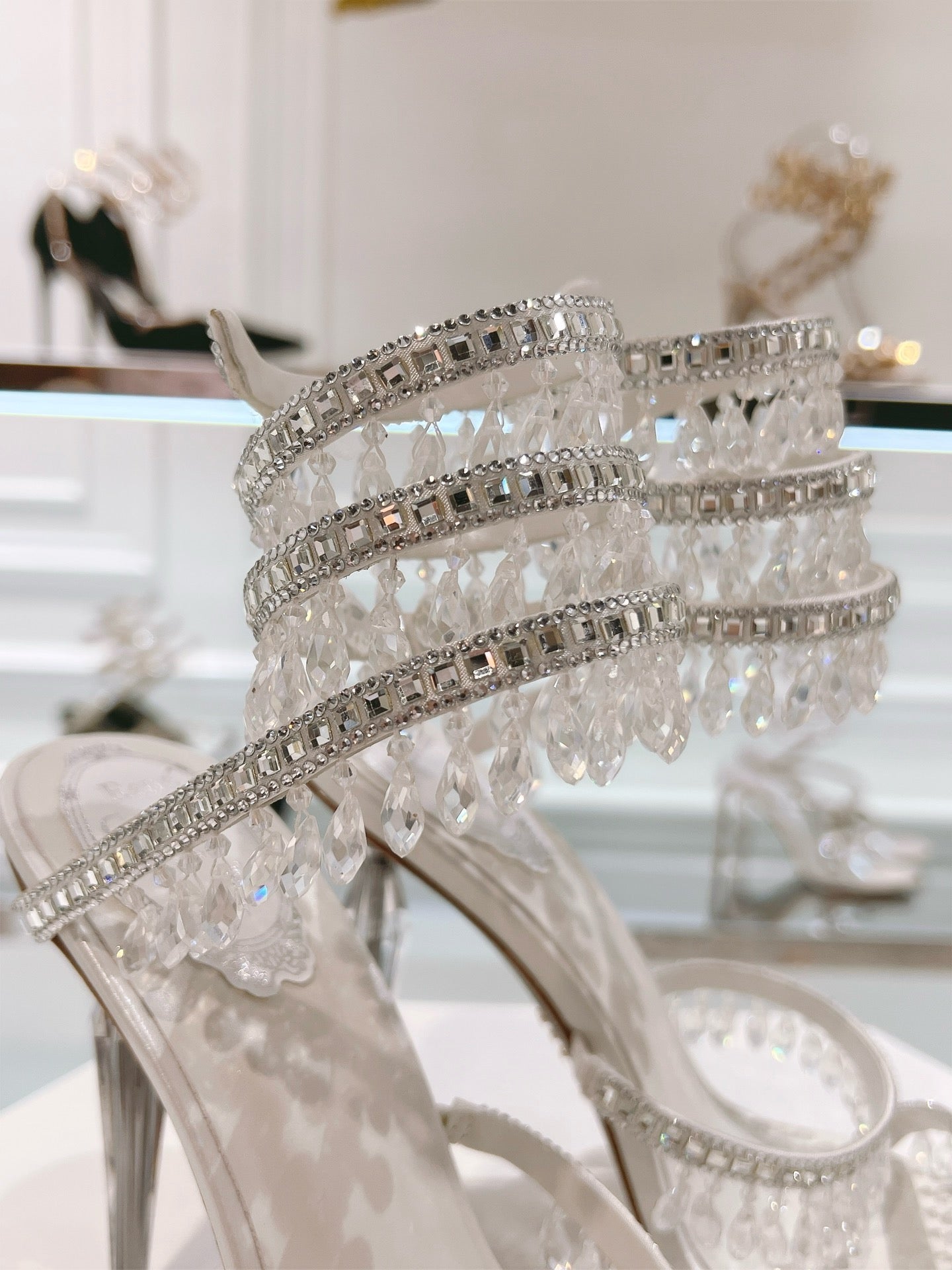 RENE CAOVILLA - WOMEN’S  CHANDELIER  SANDAL